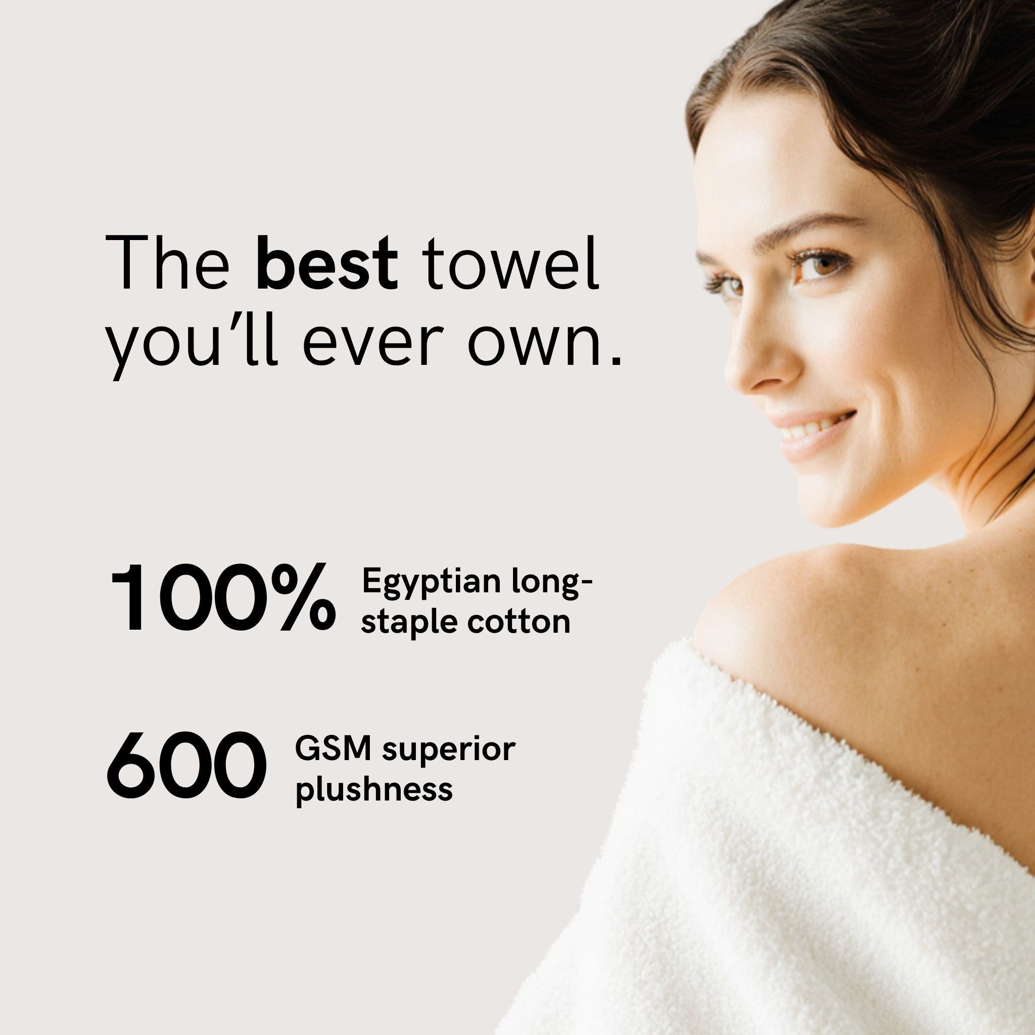 Bath Towels Set 5pcs