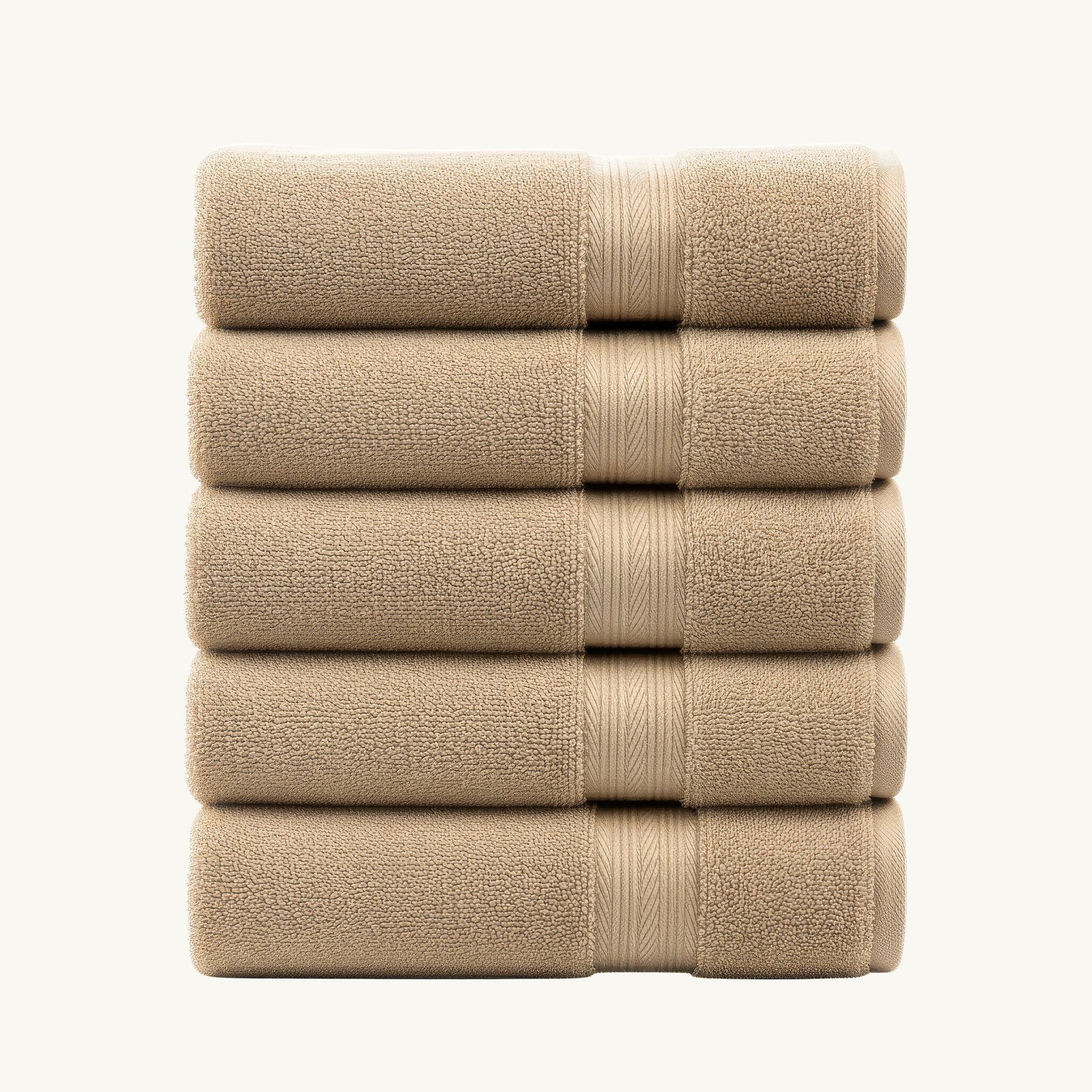 Bath Towels Set 5pcs