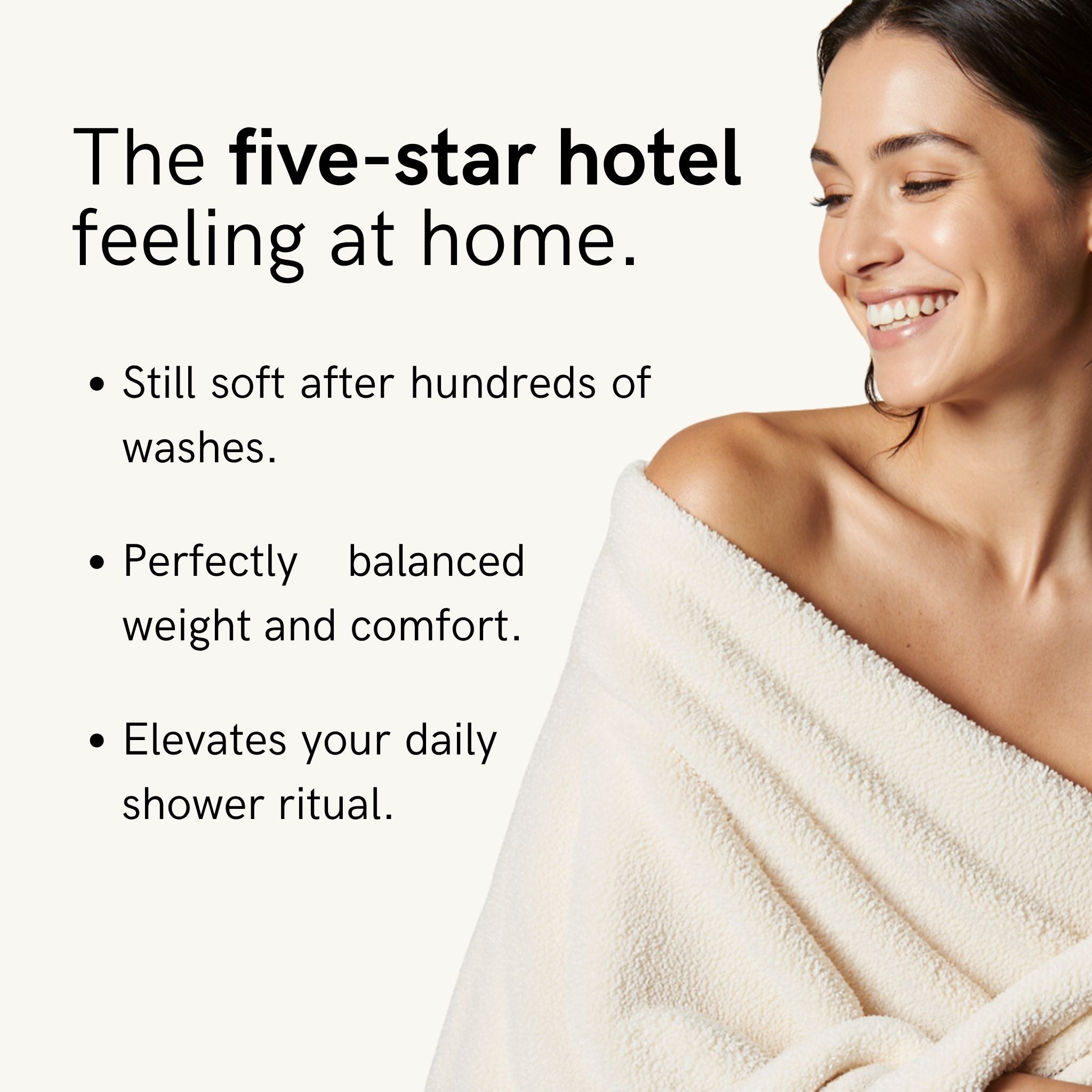 Bath Towels Set 5pcs